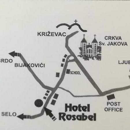 Hotel Rosabel Međugorje エクステリア 写真